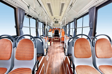 Diesel City Bus Series - 8-12 Meters City Bus - Interior
