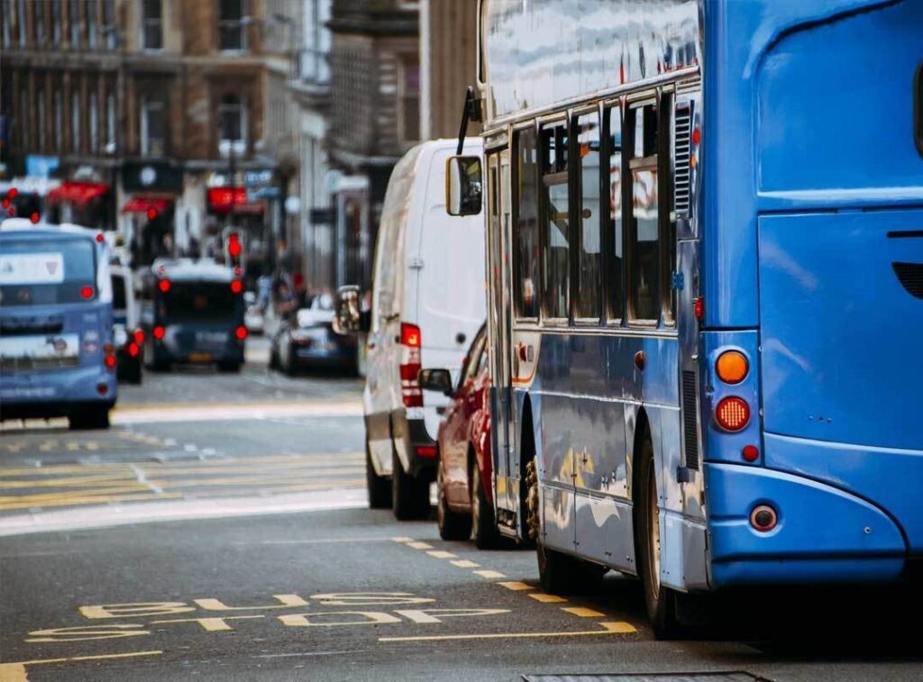 bus priority infrastructure Scotland