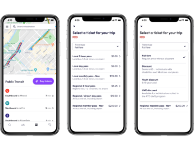 RTD, Lyft and Masabi Launch Mobile Ticketing for Transit Customers