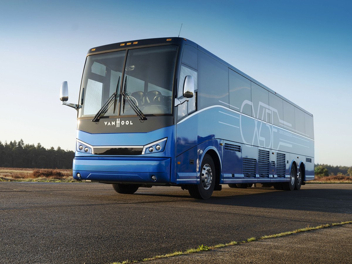 Van Hool CX45E US electric coach