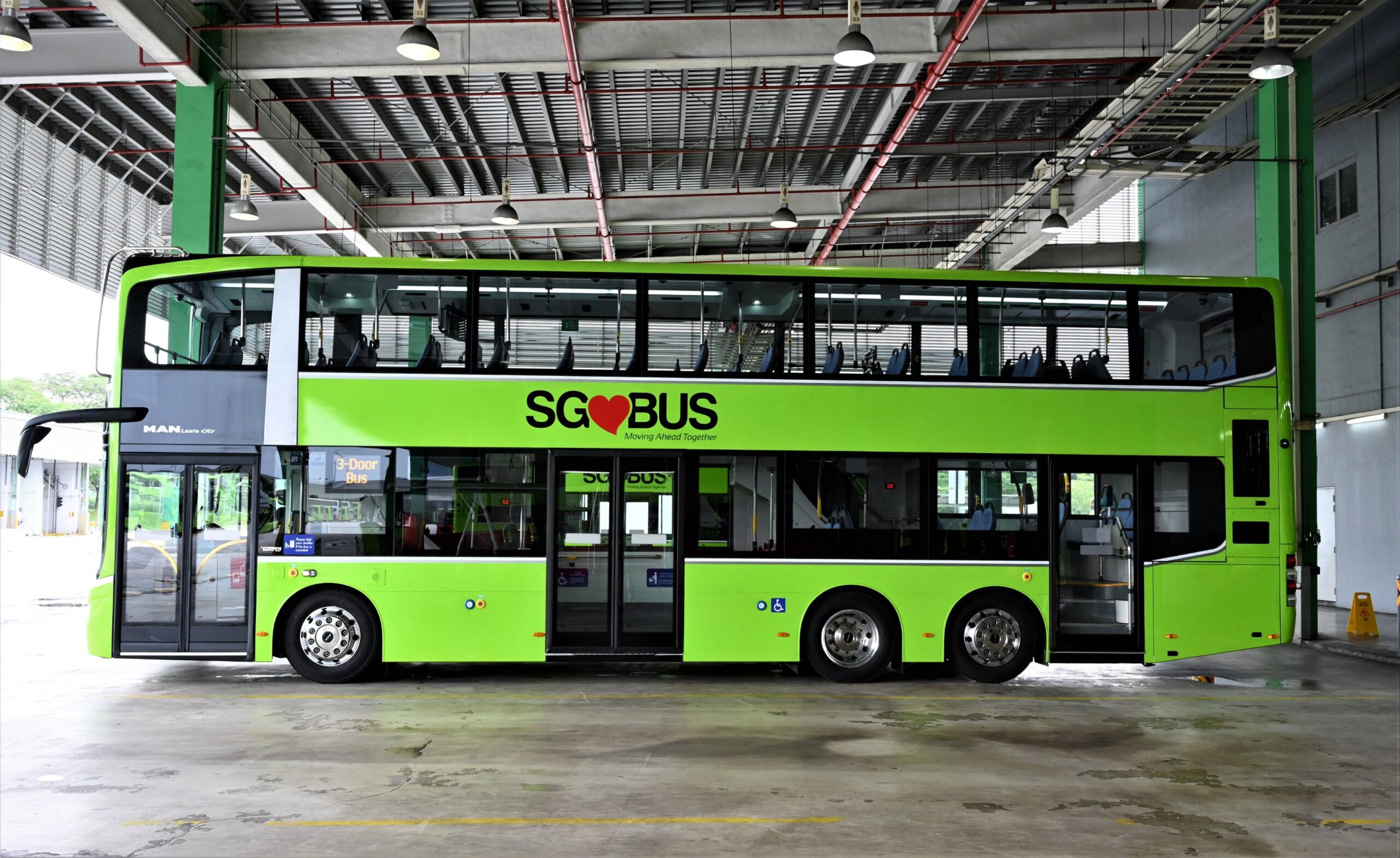 LTA to Deploy Three-Door Double-Deck Buses lta buses