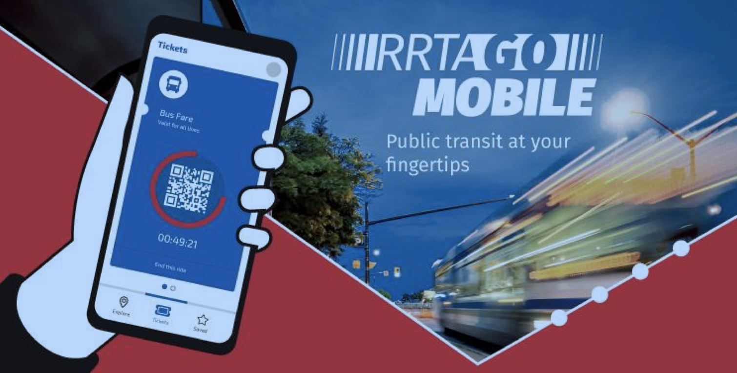 Rrta contactless payment Red Rose Transit Authority go mobile