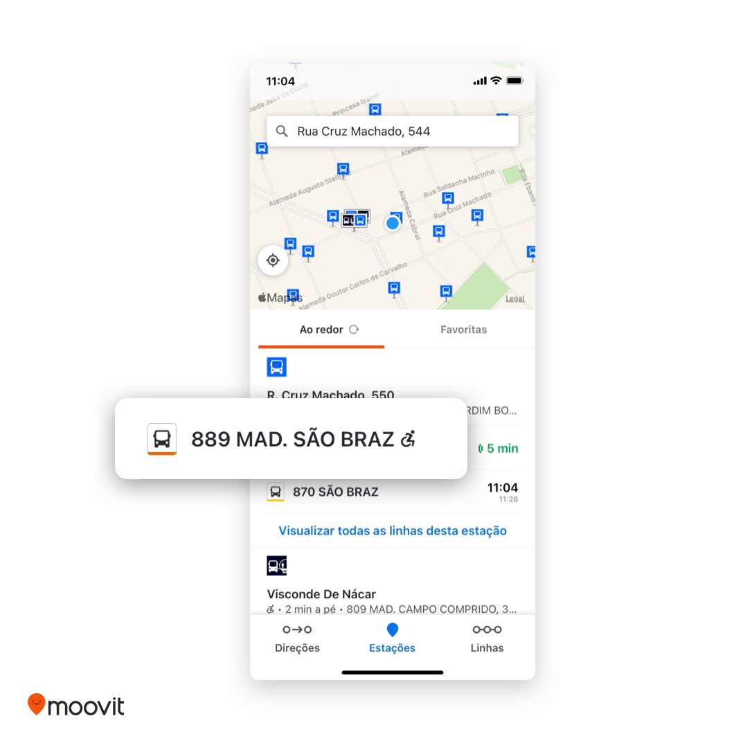 moovit real-time