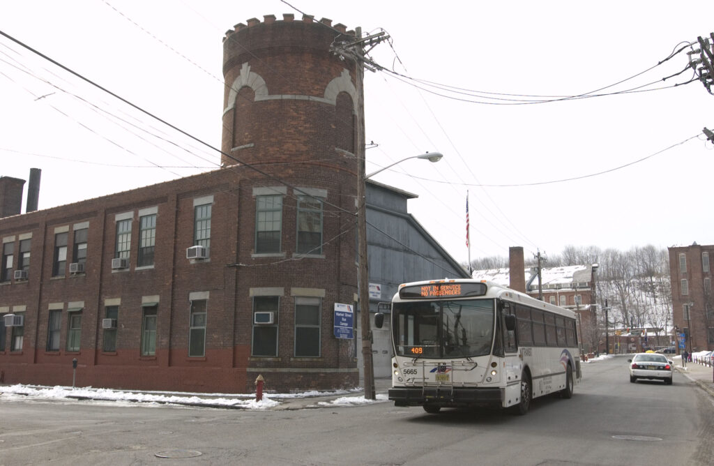 NJ TRANSIT Renovation Begins at Historic Paterson Bus Garage