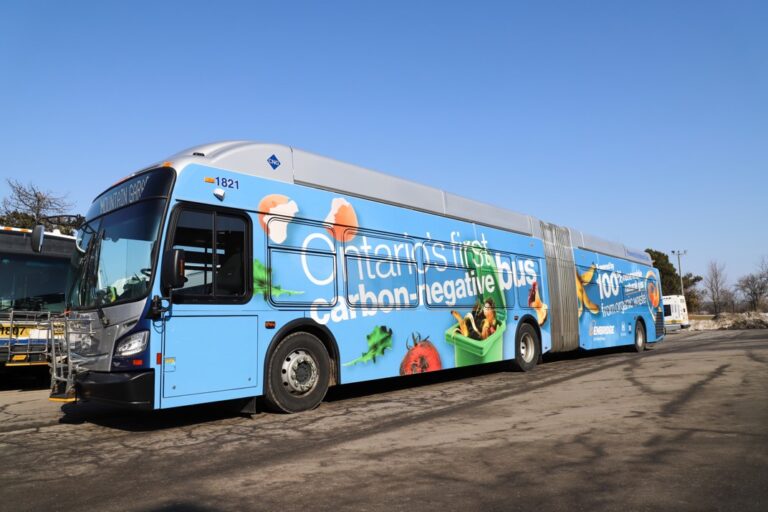 Gas Bus Routing Enbridge Gas to Fuel Ontario’s First Carbon-Negative RNG Bus