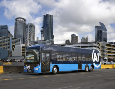 New Zealand’s First Hydrogen Fuel Cell Bus Unveiled