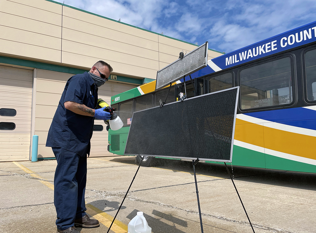 Milwaukee transit air filtration