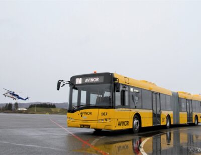 A Solaris Bus at the Gateway to the Arctic