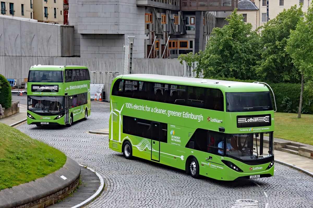 BYD ADL Lothian buses