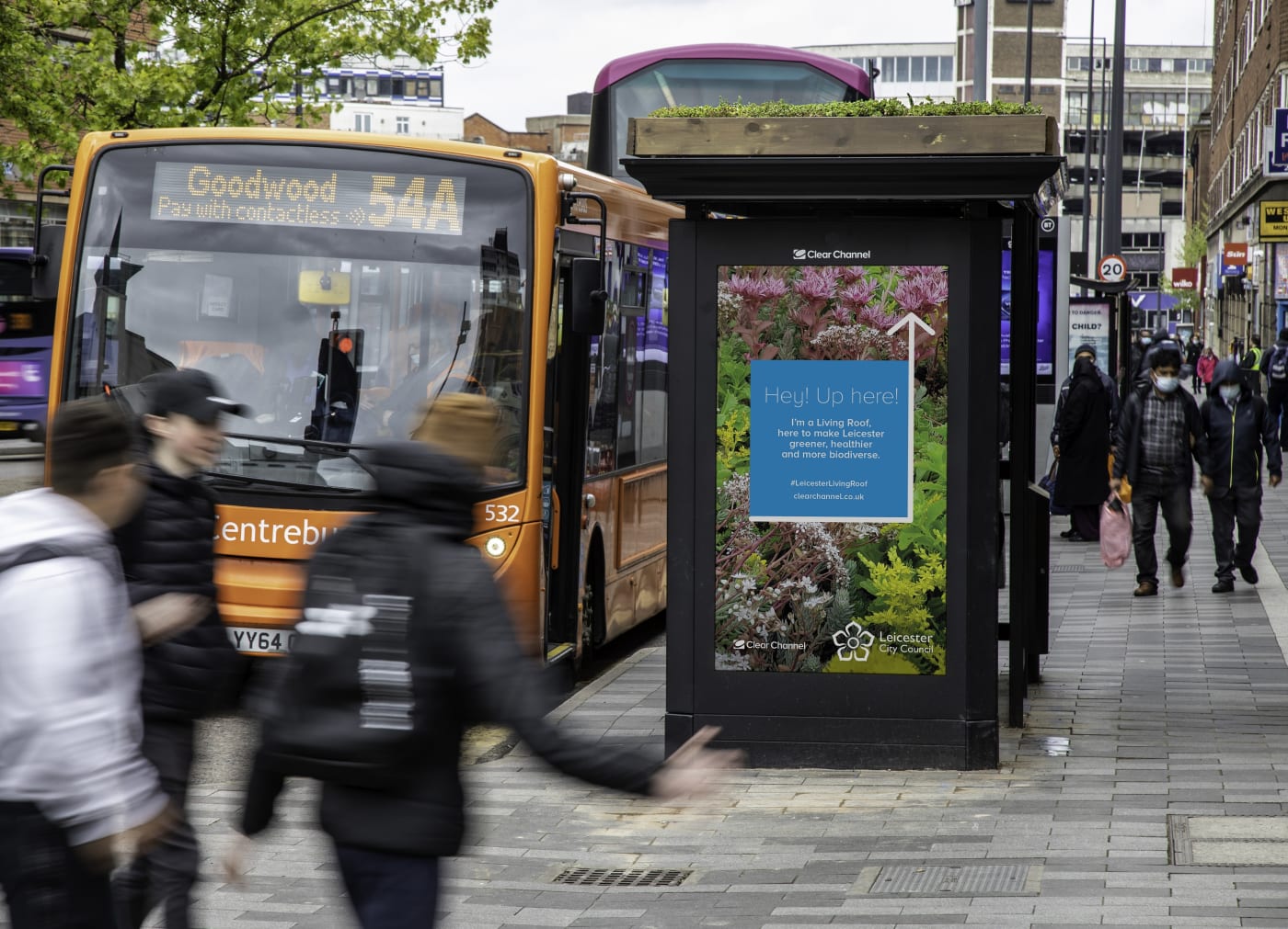 leicester bus stops