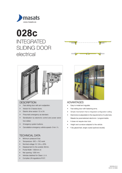 028C Integrated Sliding Door