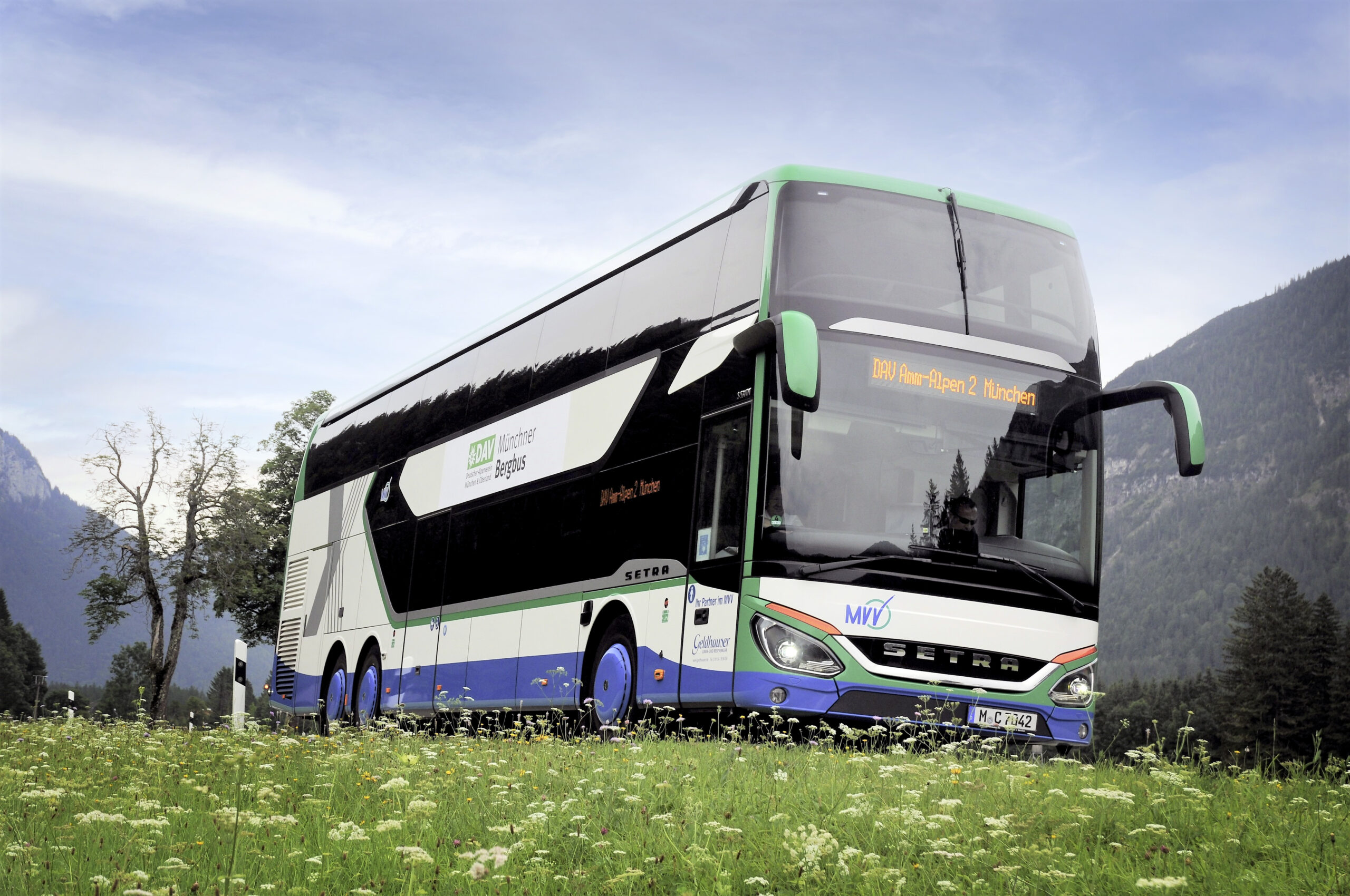 setra coaches mountains