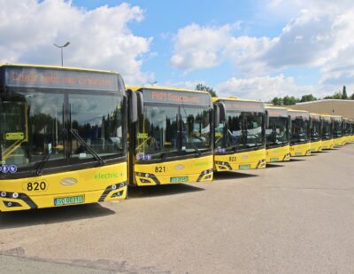 14 Electric Solaris Buses Arrive in Sosnowiec