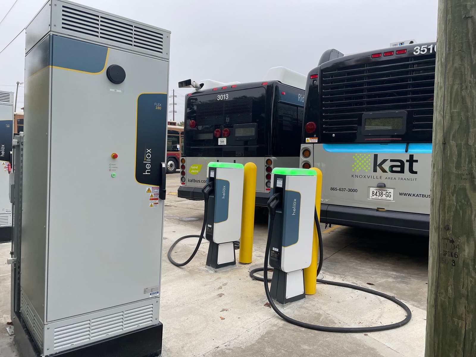 Heliox power the biggest fast charging depot in the United Kingdom