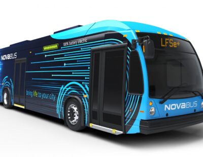 Nova Bus Unveils New, Long-Range 100% Electric LFSe+ for North America