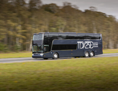 Van Hool Builds First Battery Electric Double-Deck Coach, TDX25E