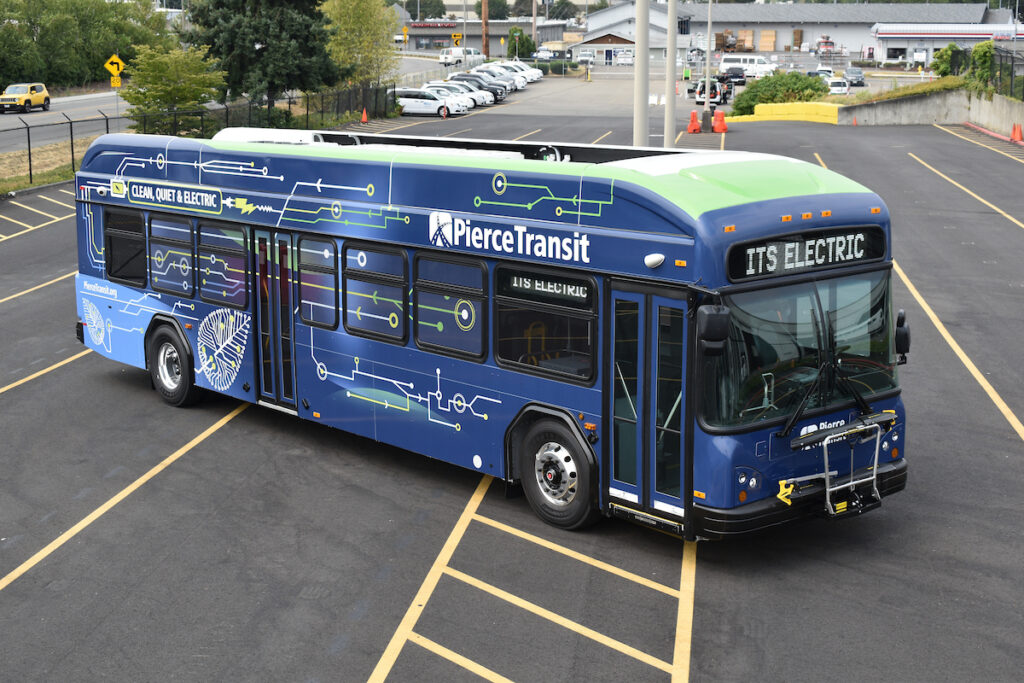 Pierce Transit Electric Bus