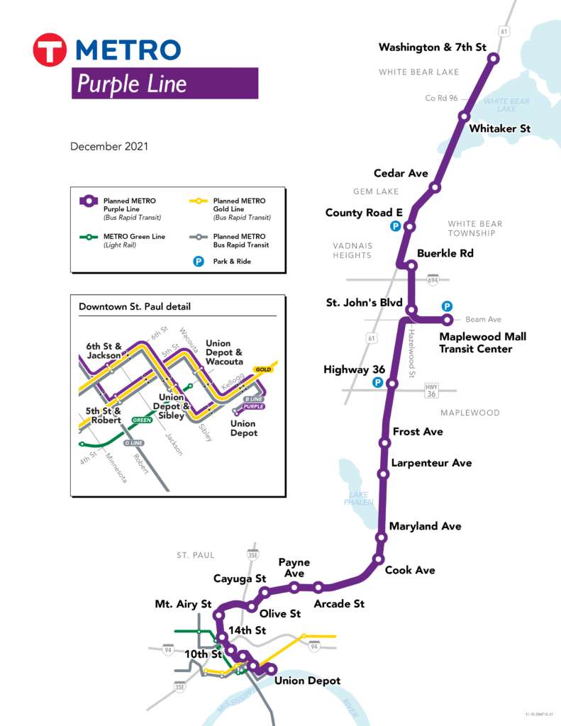 METRO Purple Line that has received federal approval
