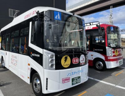 BYD J6 Runs on Japan’s First All-Electric Public Transit Loop Line