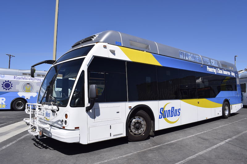 Hydrogen SunLine bus