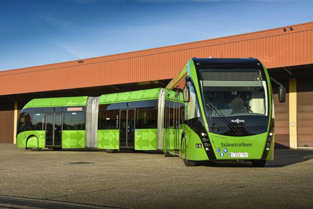 Van Hool Builds 21 BatteryElectric Trambuses for Malmö, Sweden