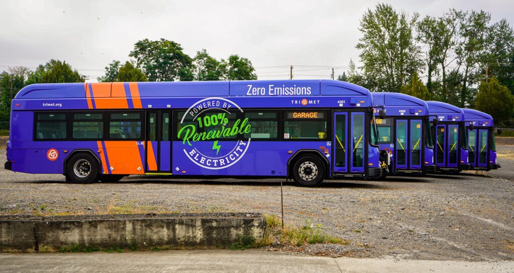 TriMet Electric Buses