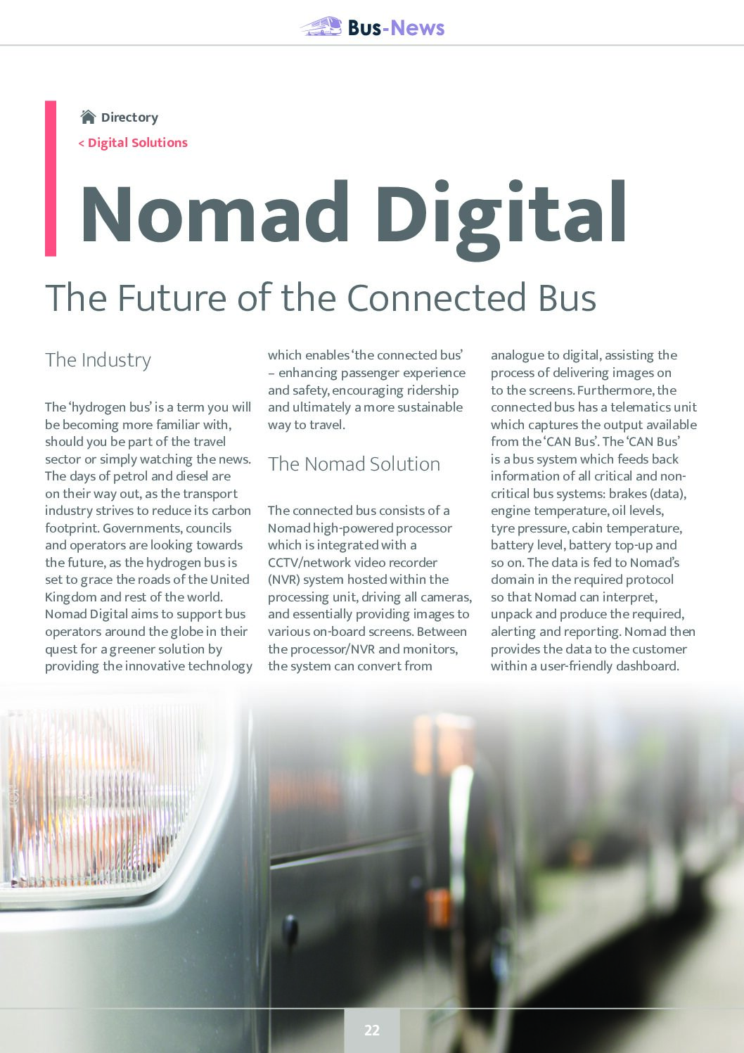The Future of the Connected Bus