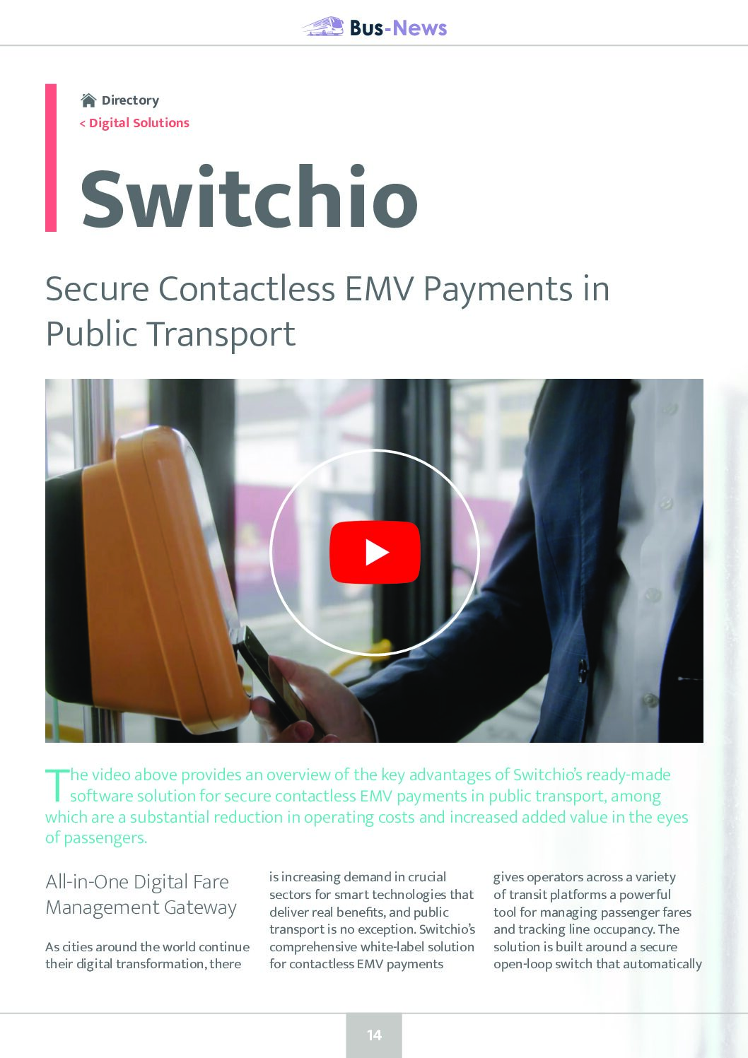 Secure Contactless EMV Payments in Public Transport