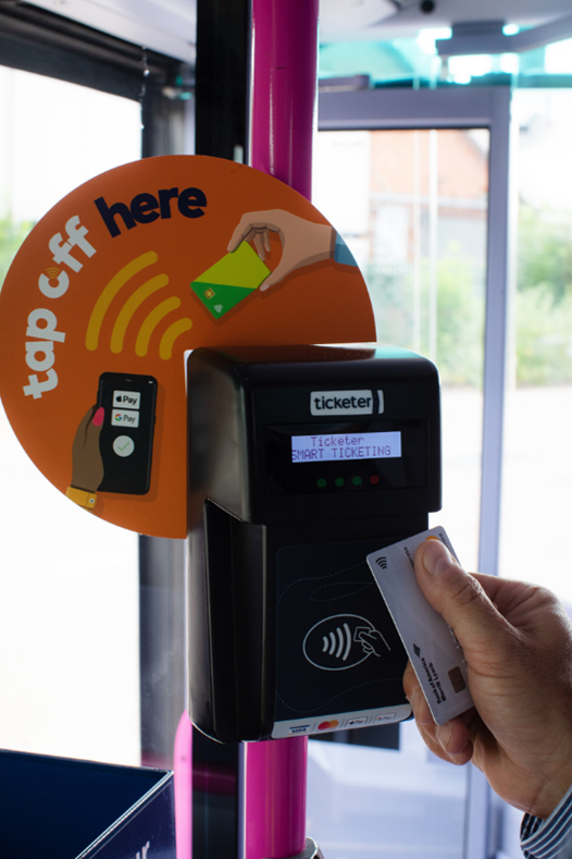 Ticketers Tap on / Tap Off Bus Ticketing Solution