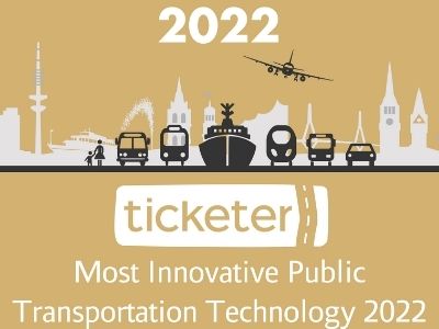 Ticketer Awarded “Most Innovative Public Transportation Technology 2022”