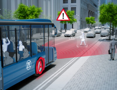 ZF Presents New Collision Mitigation System for City Bus Applications