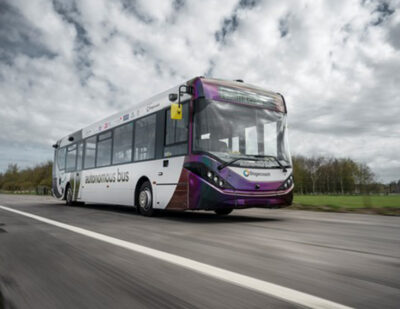 Full-Sized Autonomous Bus Begins Testing in Scotland
