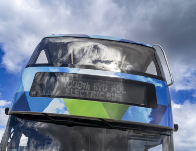 BYD ADL Partnership Delivers its 1000th Electric Bus in the UK