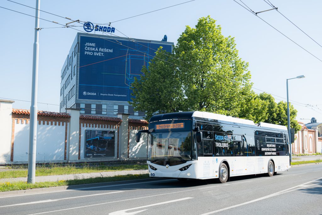 Škoda trolleybuses Opava