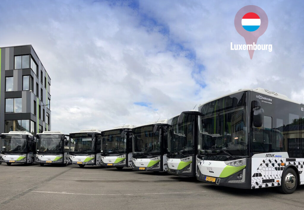electric buses Luxembourg
