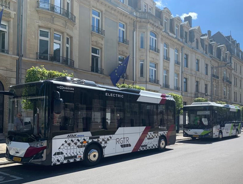 electric buses Luxembourg