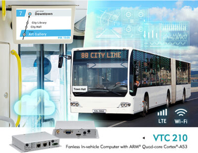 The Fanless In-Vehicle Computer VTC 210, Break Ground for Smart Traffic