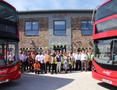 Abellio Opens Bus Depot to Power EV Routes in West London