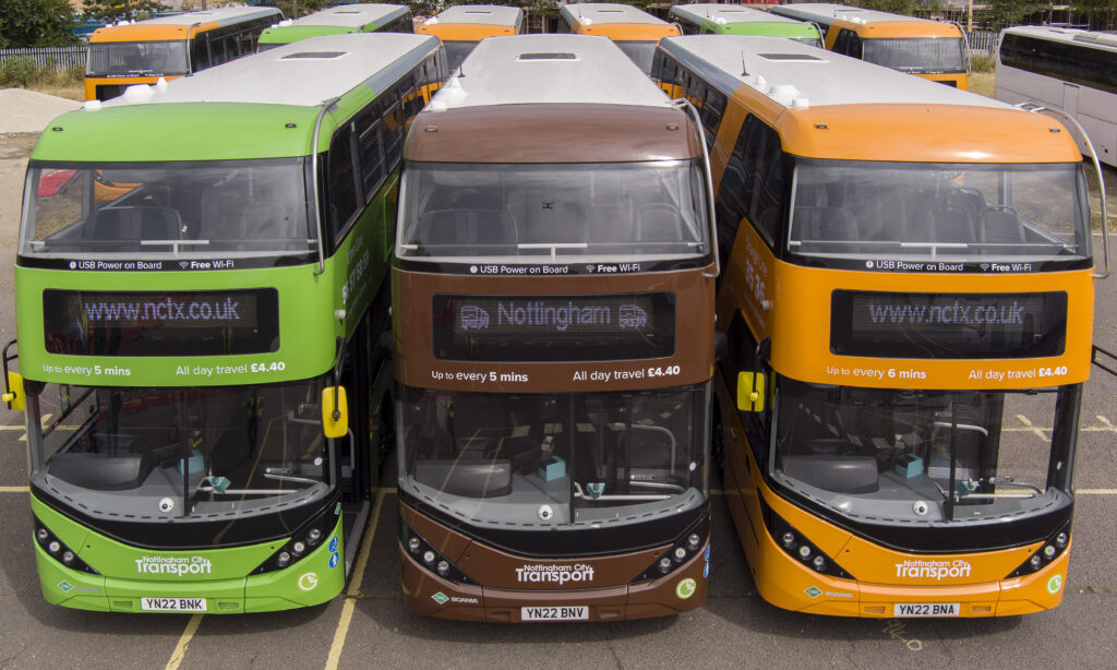Nottingham Bio-gas Buses