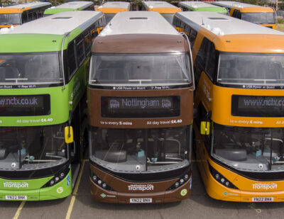 Nottingham City Transport Receives 23 New Biogas Buses