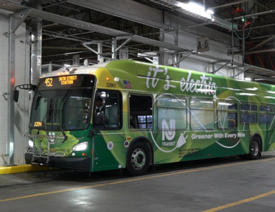 NJ TRANSIT Unveils Its First Battery Electric Bus