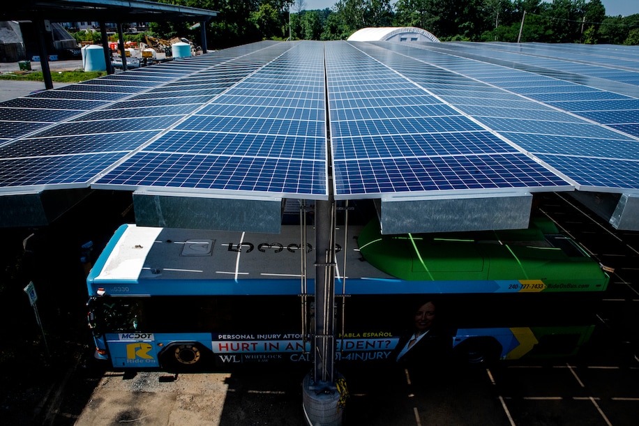 Solar Bus Charging
