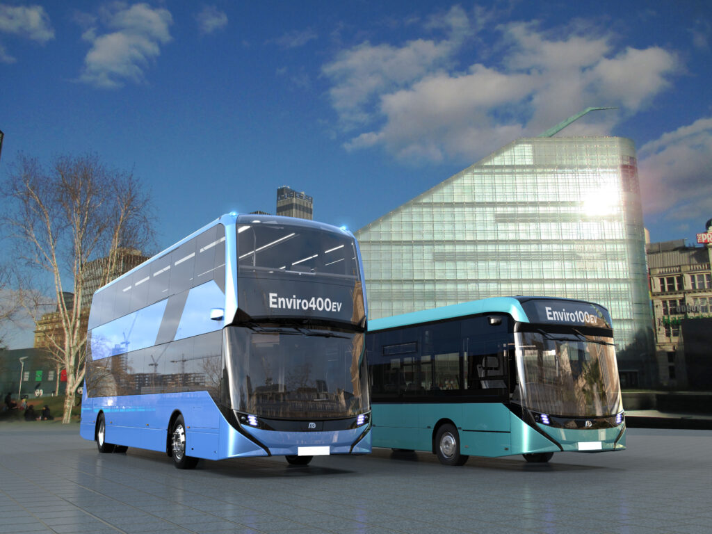 Alexander Dennis Enviro400EV and Enviro100EV