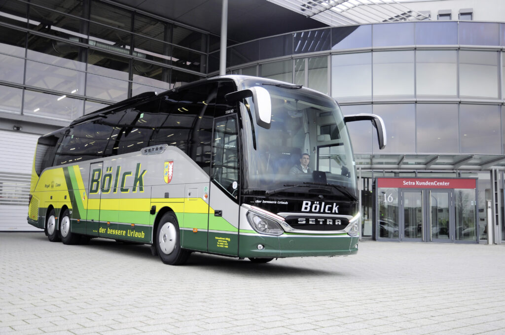 Reisedienst Bölck has purchased an additional Setra touring coach
