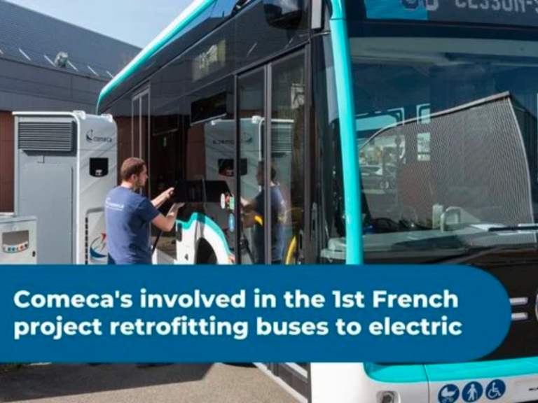 Comeca’s 1st French Project Retrofitting Buses to Electric