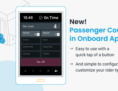 New! Introducing Passenger Counts in Onboard App