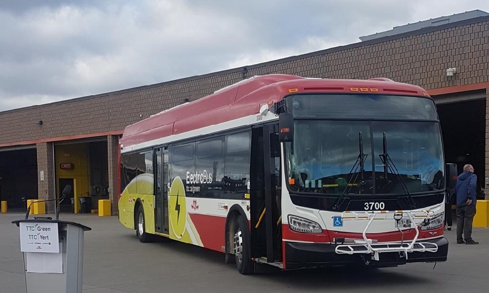 New Flyer Xcelsior CHARGE NG heavy-duty transit bus for TTC