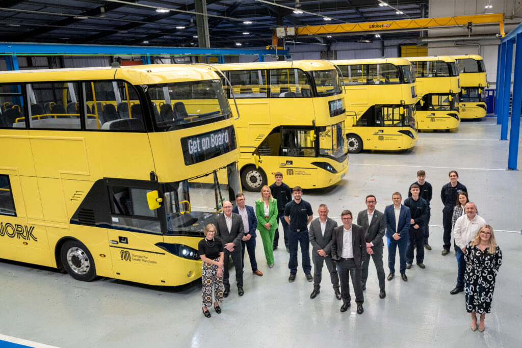 Greater Manchester’s very first Bee Network buses were handed over on Friday 2 June