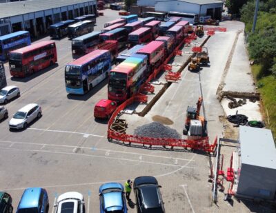 UK: Work Underway on Electric Bus Charging Hub in Oxford