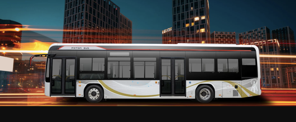 Foton's hydrogen fuel cell bus for Metro Tasmania